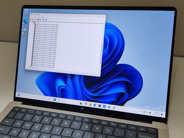 HP EliteBook X G1a met AMD Ryzen AI Pro 9 HX 375 (bron: Benjamin Herzig)