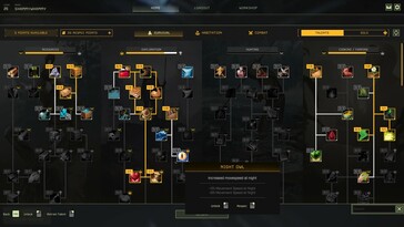 Een afbeelding van de talenten in het spel Icarus. (Afbeeldingsbron: Steam)