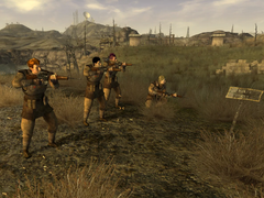 De NCR Misfits van de Flags of Our Foul Ups zijtocht in Fallout New Vegas