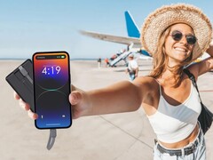 De Portronics Luxcell Bind powerbank heeft twee geïntegreerde kabels. (Afbeeldingsbron: Portronics)