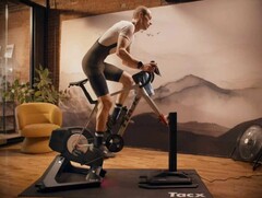 Met de Tacx Alpine kunnen gebruikers beklimmingen en afdalingen simuleren. (Afbeelding bron: Garmin)