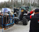 De Valtra T235D tractor aangedreven door de dieselmotor van AGCO Power wordt gebruikt om de nieuwe e-brandstof van VTT te testen. (Afbeelding bron: AGCO Power)
