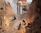 De onthullingstrailer van Battlefield 6 toont de vernietiging van het milieu. (Beeldbron: Battlefield op YouTube)