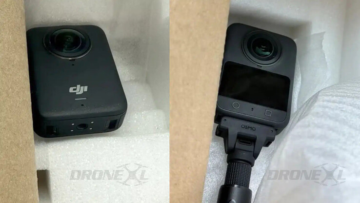 Er zijn al detailhandel DJI Osmo 360 toestellen gespot. (Afbeeldingsbron: via DroneXL)