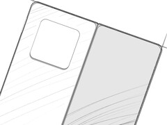 Een close-up van een Huawei Mate X8 conceptafbeelding. (Afbeeldingsbron: Fixed Focus Digital)