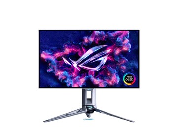 De ROG Swift OLED PG27AQWP-W monitor. (Afbeeldingsbron: Asus)
