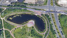 GNSS-testrit (46 mm): rondvaart om het meer