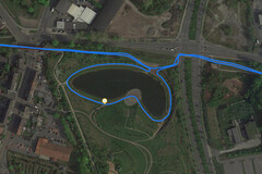 GPS test: Honor View 20 – Fietsen rondom een meer