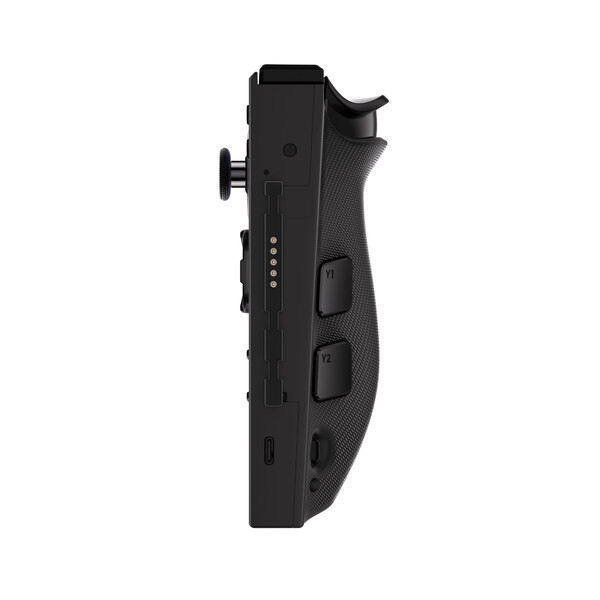 De opnieuw ontworpen Truestrike-controller heeft wat lijkt op een USB-C poort aan de zijkant. (Afbeeldingsbron: Evan Blass)