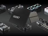 GDDR7-geheugen getoond met Nvidia RTX 50-serie GPU's (Afbeelding bron: Memphis Electronic, Nvidia Blog met bewerkingen)