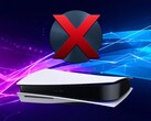 PS5-console afgebeeld met fysieke gameschijf