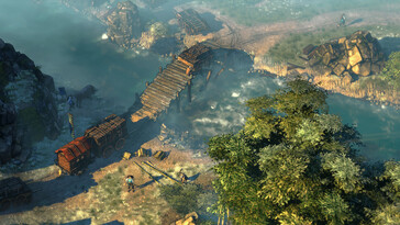 Een afbeelding waarop verschillende personages uit Shadow Tactics: Blades of the Shogun te zien zijn.