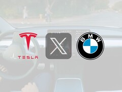 BMW's sociale media-account heeft zijn lof voor Tesla's FSD verwijderd nadat Tesla daar speels op had gereageerd. (Afbeeldingsbron: Tesla - Bewerkt)