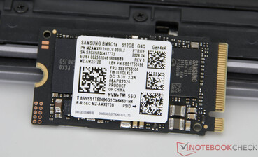 Samsung SSD met 512 GB opslagruimte