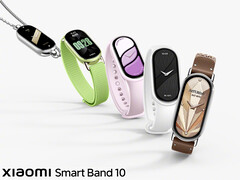 De officiële teaser wijst op een iets groter scherm met slankere randen. Afgebeeld: de Smart Band 10. (Afbeeldingsbron: Xiaomi - bewerkt)