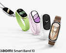 De officiële teaser wijst op een iets groter scherm met slankere randen. Afgebeeld: de Smart Band 10. (Afbeeldingsbron: Xiaomi - bewerkt)