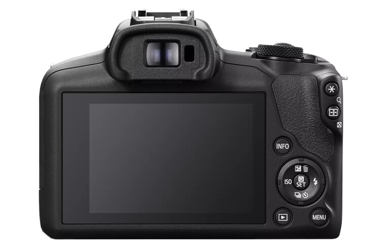 Canon's EOS R100 heeft een zeer eenvoudige interface, waardoor het aanpassen van instellingen mogelijk een beetje lastig is. (Beeldbron: Canon)