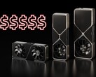 De RTX 5080 en RTX 5090 GPU's zullen naar verwachting respectievelijk 10.752 en 21.760 CUDA-kernen hebben. (Afbeeldingsbron: Nvidia, bewerkt)