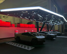 Tesla plant een futuristisch Cyber Canopy Supercharger stationontwerp. (Afbeeldingsbron: Max de Zegher/X)
