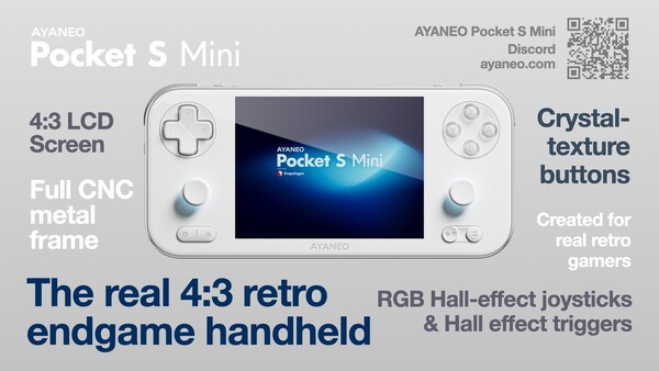 De Ayaneo Pocket S Mini wordt aangedreven door dezelfde processor als de Pocket S. (Afbeelding bron: Ayaneo)
