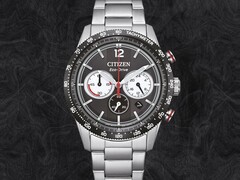 De drie nieuwe Citizen CA471 horloges (CA4714-55E afgebeeld) hebben een tachymetrische bezel. (Afbeelding bron: Citizen, bewerkt)