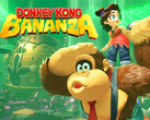 Donkey Kong Bananza artwork met Donkey Kong en Pauline met logo (bron: Nintendo of America met bewerkingen)