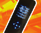 Luchtstroommeter in werking