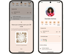 Een promotionele afbeelding voor Google&#039;s QR-gebaseerde verificatiesysteem in Google Berichten. (Afbeeldingsbron: Google)