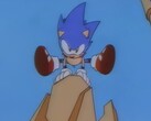 Een AI-opgeschaalde render van de opening van Sonic CD