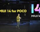 POCO besprak kort 'MIUI 14 voor POCO' tijdens het POCO X5-serie lanceringsevenement van deze week. (Beeldbron: POCO via Xiaomiui)