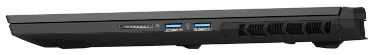 Rechterkant: Geheugenkaartlezer (SD), 2x USB 3.2 Gen 1 (USB-A)