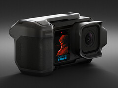 GoPro voegt 13 opnamemodi toe aan de actiecamera's uit de Mission 1-serie, Mission 1 Pro Grip Edition afgebeeld.
