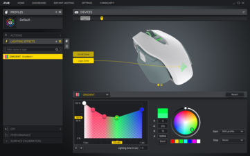 RGB-lichtzones kunnen gepersonaliseerd worden