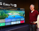 De LG Easy TV heeft een afstandsbediening en een helpknop. (Afbeeldingsbron: LG Electronics)