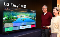 De LG Easy TV heeft een afstandsbediening en een helpknop. (Afbeeldingsbron: LG Electronics)