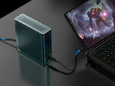 De OneXGPU Lite aangesloten op een OneXPlayer G1. (Afbeeldingsbron: One-Netbook)