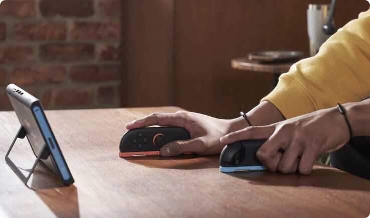 Beide Joy-Cons kunnen als muis worden gebruikt. (Afbeeldingsbron: Nintendo)