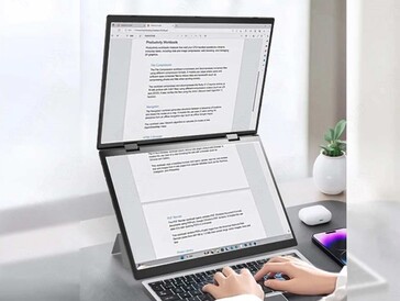 Als alternatief voor het touchscreentoetsenbord kan een fysiek toetsenbord worden aangesloten (Afb. bron: Topton)