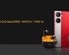 De iQOO Watch en Ie knoppen met de Neo9. (Bron: iQOO)