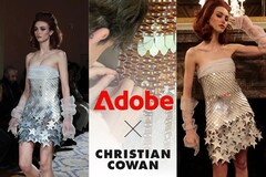 De Primrose jurk debuteerde als de belangrijkste look van Christian Cowan's 2024 Fall/Winter collectie tijdens de NYC Fashion Week (Afbeelding Bron: Adobe - bewerkt)
