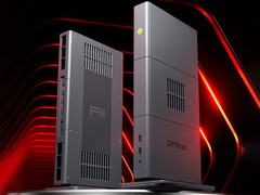 De GMKtec EVO-X3 (zie afbeelding) zal later in 2026 verkrijgbaar zijn met de Ryzen AI Max+ 495
