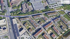 GNSS-testrit (41 mm): Binnenstad