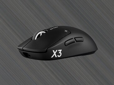 Zijaanzicht van de Logitech G Pro X3 Superstrike-gamingmuis