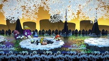 Paper Mario: Het Duizendjarige Deur level (Beeldbron: Nintendo of America)