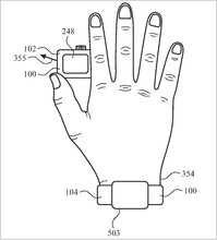 Apple Horloge met camera. (Beeldbron: USPTO)