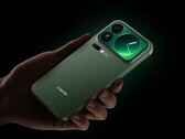 Xiaomi 17 Pro Max in het groen afgebeeld.