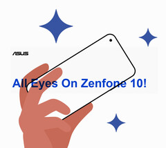 Een mock-up waarmee ASUS reclame maakt voor zijn Zenfone 10 competitie. (Beeldbron: ASUS)