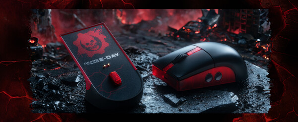 De 8BitDo Retro R8 Mouse is ook voorzien van Huano-schakelaars.