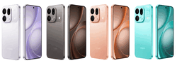 Kleurenassortiment van de Oppo Find X9s Pro