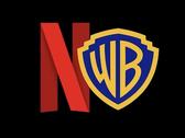 Een fusie met WB HBO Max zou van Netflix het belangrijkste streamingplatform maken. Logo's van Netflix en WB afgebeeld. (Afbeelding Bron: @actionecomics op X)